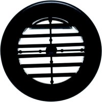 Valterra Non-Dampered Heating & A/C Register, Black - A10-3348Vp - 800-A103348Vpf1