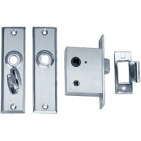 Mortise Latch Set - 0960Dp0Chr - 9-0960Dp0Chrf1
