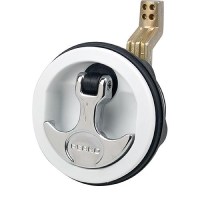 Flush Pulls Flush Latch, White - 1092Dp1Wht - 9-1092Dp1Whtf1