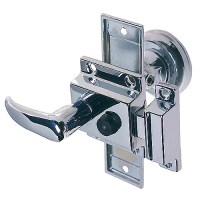 Rim Latch Set Regular Bevel W/Box Strike - 0928Dp0Chr - 9-0928Dp0Chrf1