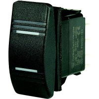 Bep 1001808 Weather Resistant Contura Rocker Switch, On-Off-On, Dpdt, 1/4
