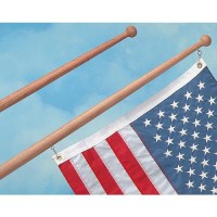 Whitecap Teak Flag Pole, 18