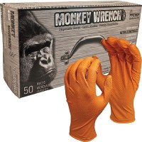 Watson Gloves Monkey Wrench™ 6 Mil Sure-Grip Nitrile Gloves, Lg - 5557Pf Large - 904-5557Pflf1