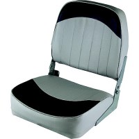 Wise 8Wd734Pls660 Economy Fold Down Fishing Seat, Grey/Navy - 8Wd734Pls-660 - 144-8Wd734Pls660F1
