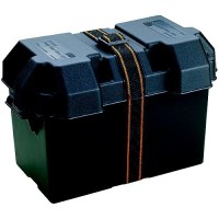 Attwood 90841 Large Battery Box, Black, Vented - Fits Group 29/31 - 2623904 - 23-90841F1