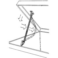 T-H Marine Lid & Hatch Support Spring With Molded Nylon Ends 7/16