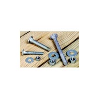Tie Down Engineering Dock Hardware - Hot Dipped Galvanized Carriage Bolt Set (8 Per Bag) - 26534 - 241-26534F1