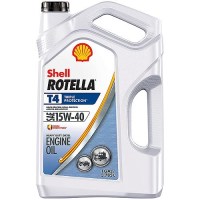 Shell 550049483 Rotella® T4 Triple-Protection® Heavy-Duty Diesel Motor Oil, 15W-40, Qt. - 550049483 - 258-550049483F1