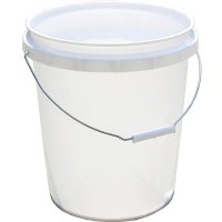 2 Gal. Plastic Industrial Pail, White - 1000572 - 320-1000572F1