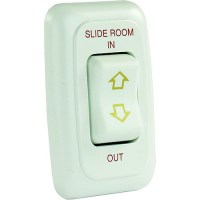 Jr Products Single Rv Slide Out Switch With Bezel - 12075 - 342-12075F1