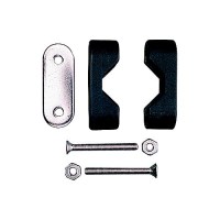 Sea-Dog 327101 Rail Mount Brackets W/Oval Plates, Black, 1 Pr. - 327101-1 - 354-3271011F1