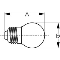 Medium Screw Base Light Bulb - 441027-1 - 354-4410271F1