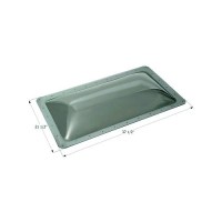 Icon 12198 Sl1733 Standard Rv Skylight, Smoke - 12198 - 398-12198F1