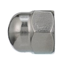 Seachoice 18-8 Stainless Steel Acorn Cap Nuts, 1/2-13 Size, Pack Of 10 - Rp-Sc1365 - 50-00594F1