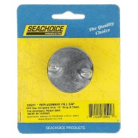 Seachoice Chrome Plated Zamak Replacement Cap For Seachoice Deck Fill 32041 - 32521 - 50-32521F1