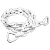 Seachoice White Pvc Coated Galvanized Anchor Lead Chain 1/4