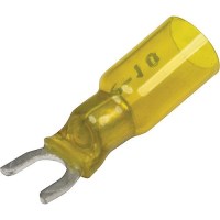 Seachoice 64043 3-To-1 Heat Shrink Spade Terminal - 12-10 Ga., #10 Stud, 25/Bag - 64043 - 50-64043F1