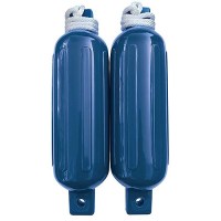 Seachoice 79253 Twin Eye Ribbed Fender Kit (Includes 2 5.5