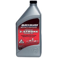 Quicksilver 92-858020Q01 Preimum Tcw3 2-Cycle Outboard Oil @12, Quart - 858020Q01 - 710-92-858020Q01 Superseded By: 710-92-8M0229784F1