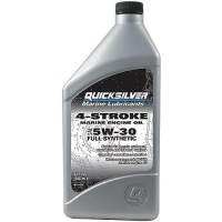 Quicksilver 92-8M0148475 4-Stroke Full Synthetic Oil 5W-30 , Gal., 3/Case - 8M0148475 - 710-92-8M0148475F1