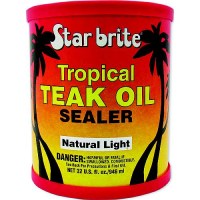 Starbrite 87900 Tropical Teak Sealer, Natural Light, Gal. - 87900 - 74-87900F1