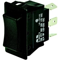 Bep 1001711 Rocker Switch, (On)-Off-(On), Spdt, 1/4