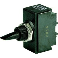 Bep 1001903 Plastic Handle Toggle Switch, On-Off-On, Spdt, #6©32 Screw Terminals - 1001903 - 969-1001903F1
